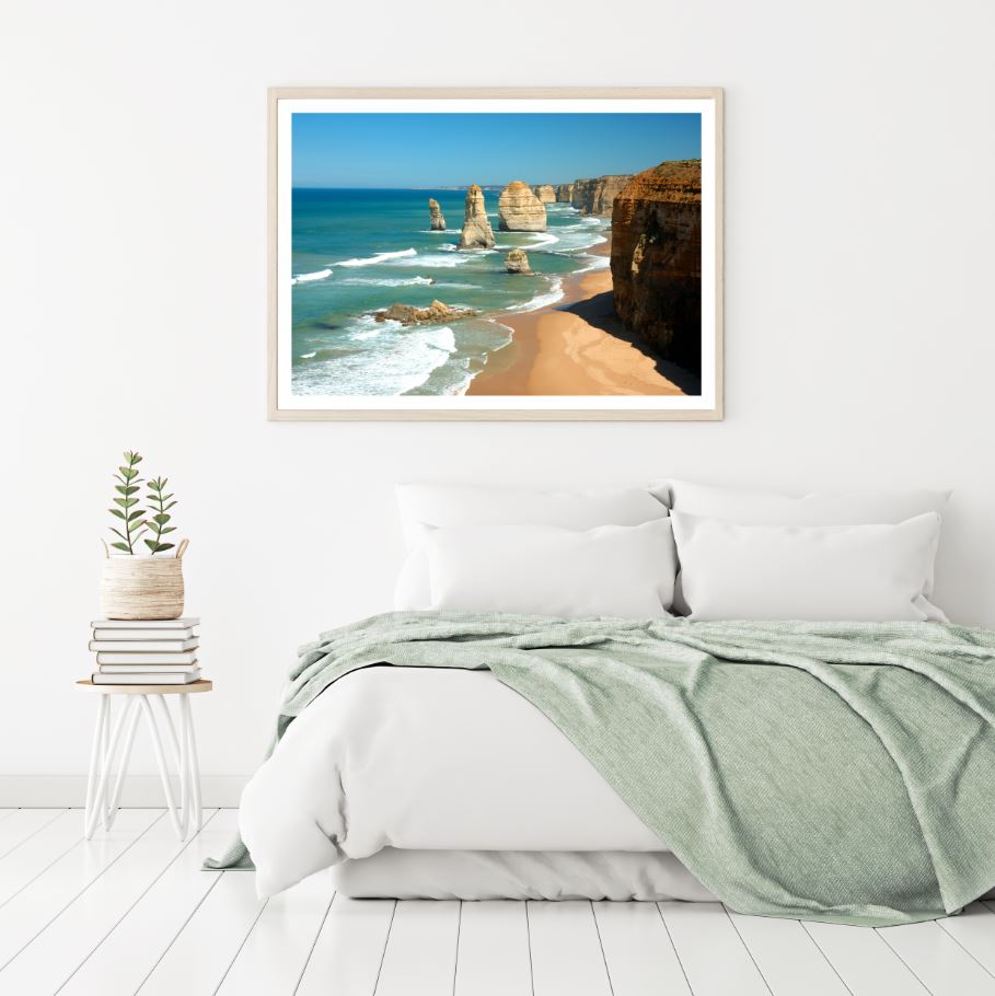 Sea & Cliff Scenery Photograph Home Decor Premium Quality Poster Print Choose Your Sizes