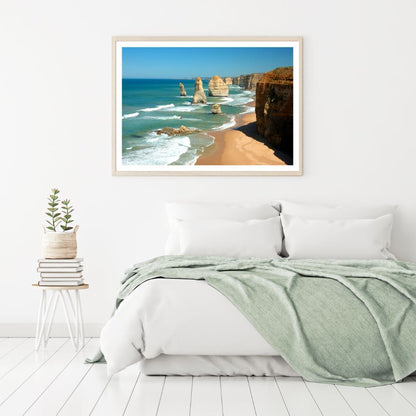 Sea & Cliff Scenery Photograph Home Decor Premium Quality Poster Print Choose Your Sizes
