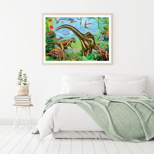 Colorful Wild Animals Watercolor Home Decor Premium Quality Poster Print Choose Your Sizes