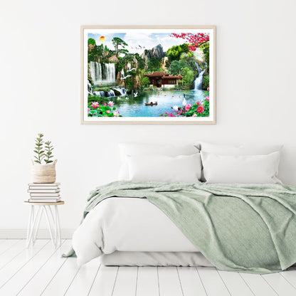 Nature Landscape Scenery Painting Home Decor Premium Quality Poster Print Choose Your Sizes