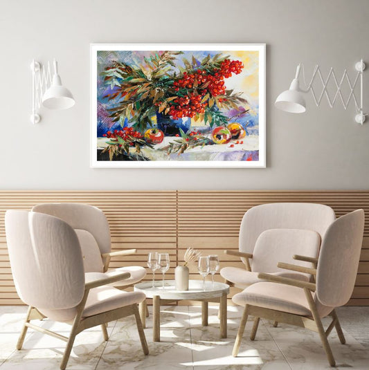 Colorful Flower Vase Oil Painting Home Decor Premium Quality Poster Print Choose Your Sizes