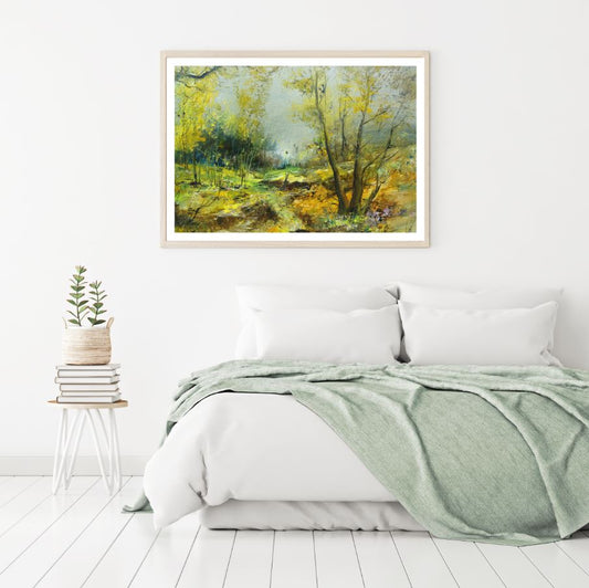 Colorful Forest Oil Painting Home Decor Premium Quality Poster Print Choose Your Sizes