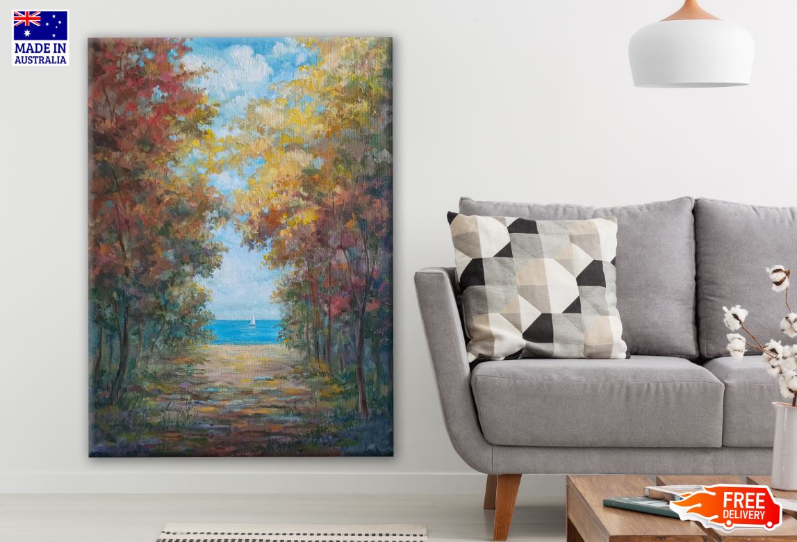 Nature Watercolor Painting Print 100% Australian Made