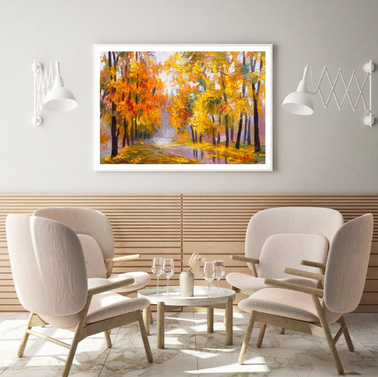 Colorful Forest Oil Painting Home Decor Premium Quality Poster Print Choose Your Sizes