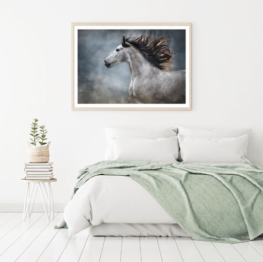 Horse Portrait Oil Painting Home Decor Premium Quality Poster Print Choose Your Sizes