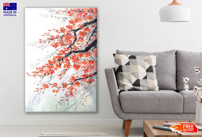 Colorful Floral Tree Watercolor Painting Print 100% Australian Made