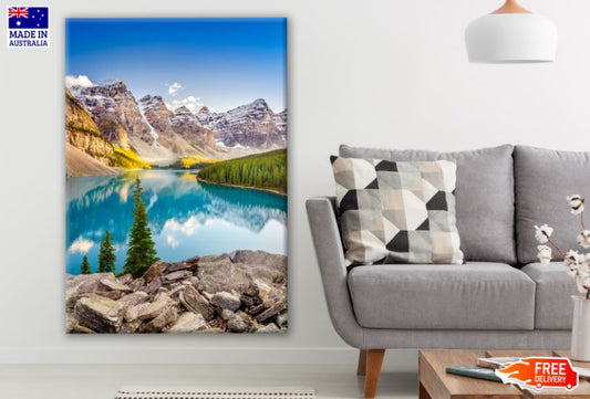 Stunning Lake & Mountain Photograph Print 100% Australian Made
