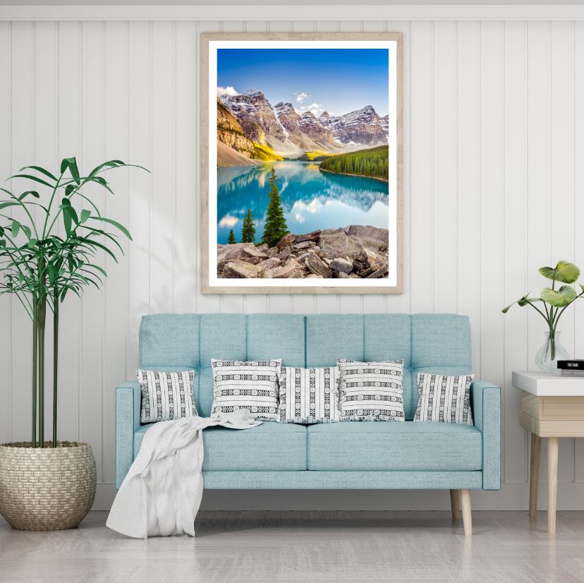 Lake & Forest Scenery Photograph Home Decor Premium Quality Poster Print Choose Your Sizes