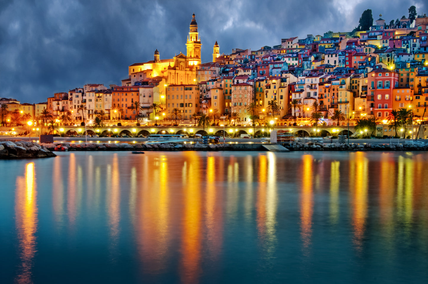 City Night Scenery Photograph Home Decor Premium Quality Poster Print Choose Your Sizes
