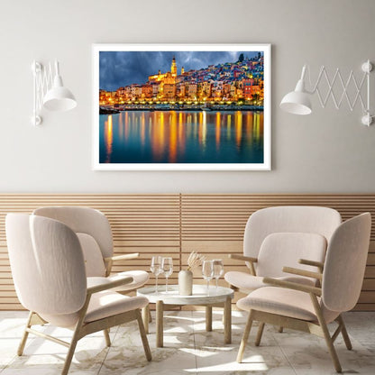 River & City Scenery Photograph Home Decor Premium Quality Poster Print Choose Your Sizes
