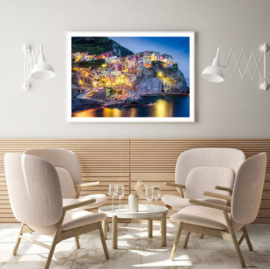 Sea & City Scenery Photograph Home Decor Premium Quality Poster Print Choose Your Sizes
