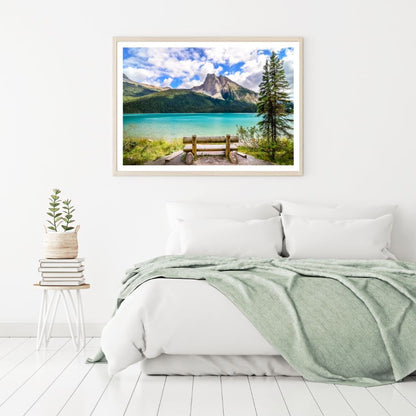 Lake & Forest Scenery Photograph Home Decor Premium Quality Poster Print Choose Your Sizes