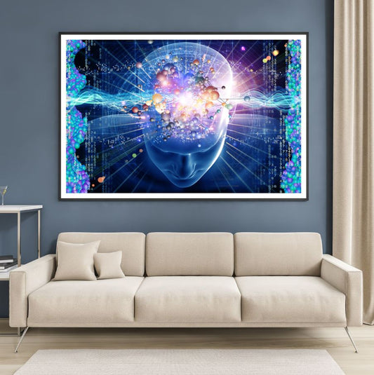Colorful Mind Digital Painting Home Decor Premium Quality Poster Print Choose Your Sizes