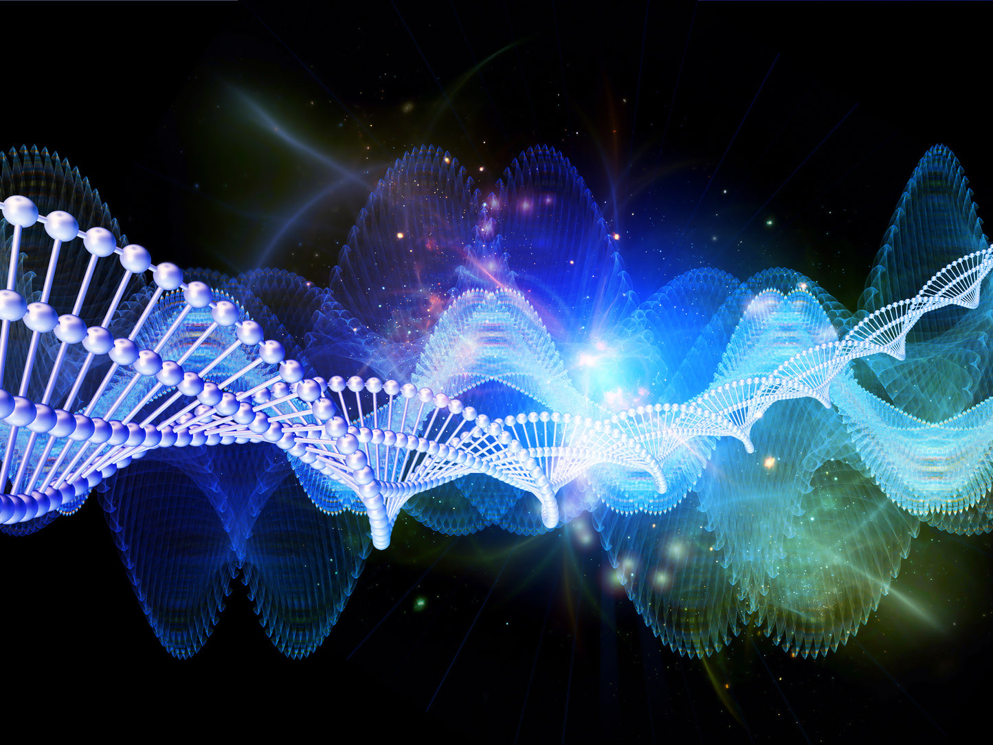 DNA Digital Painting Home Decor Premium Quality Poster Print Choose Your Sizes