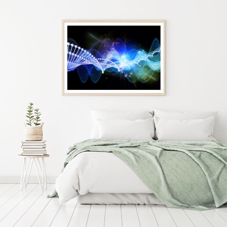 DNA Digital Painting Home Decor Premium Quality Poster Print Choose Your Sizes