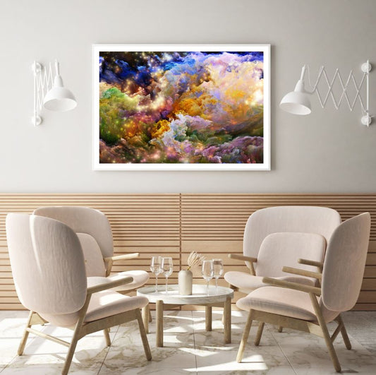 Colorful Clouds Abstract Design Home Decor Premium Quality Poster Print Choose Your Sizes