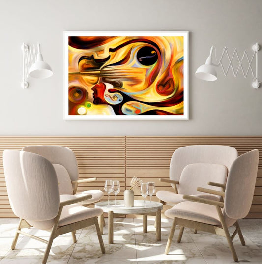 Colorful Faces Abstract Design Home Decor Premium Quality Poster Print Choose Your Sizes