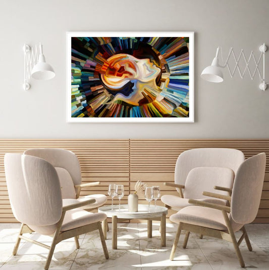 Colorful Faces Abstract Design Home Decor Premium Quality Poster Print Choose Your Sizes