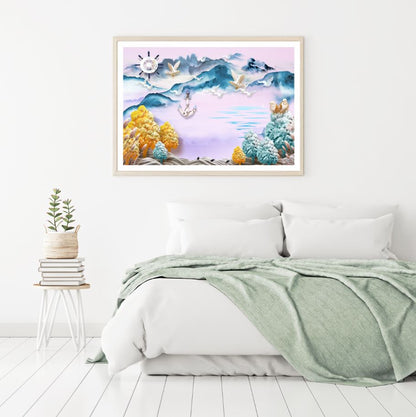 Nature Landscape 3D Design Home Decor Premium Quality Poster Print Choose Your Sizes