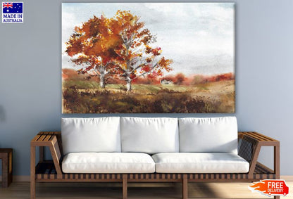 Nature View Watercolor Painting Print 100% Australian Made