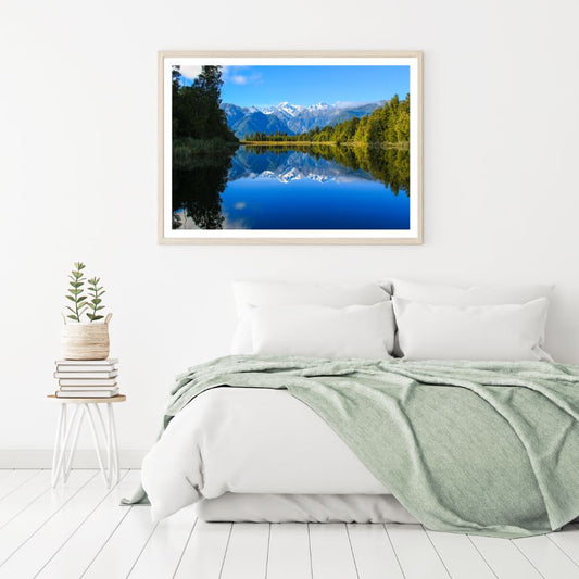 Lake & Forest Scenery Photograph Home Decor Premium Quality Poster Print Choose Your Sizes