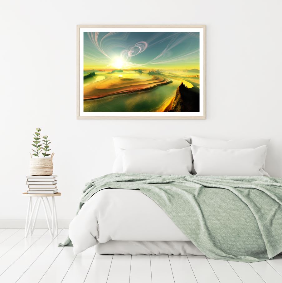 Stunning Land Scenery Photograph Home Decor Premium Quality Poster Print Choose Your Sizes