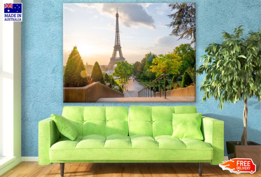 Eiffel Tower Scenery View Print 100% Australian Made