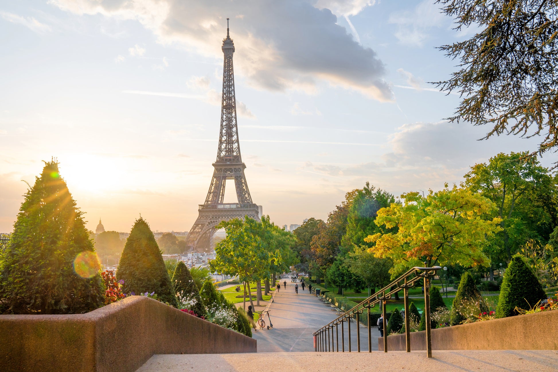 Eiffel Tower Scenery Photograph Home Decor Premium Quality Poster Print Choose Your Sizes