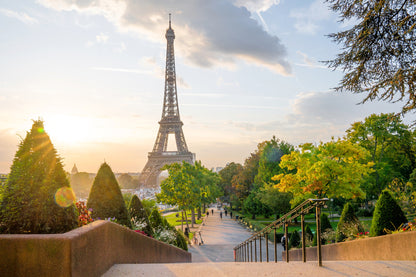 Eiffel Tower Scenery Photograph Home Decor Premium Quality Poster Print Choose Your Sizes