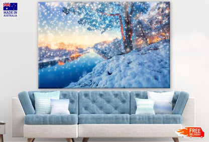 Snowy Forest Scenery Photograph Print 100% Australian Made