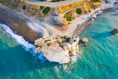 Stunning Sea Beach Aerial View Photograph Home Decor Premium Quality Poster Print Choose Your Sizes