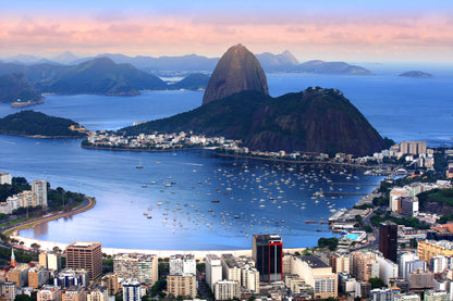 Rio De Janeiro, Brazil Evening Photograph Print 100% Australian Made
