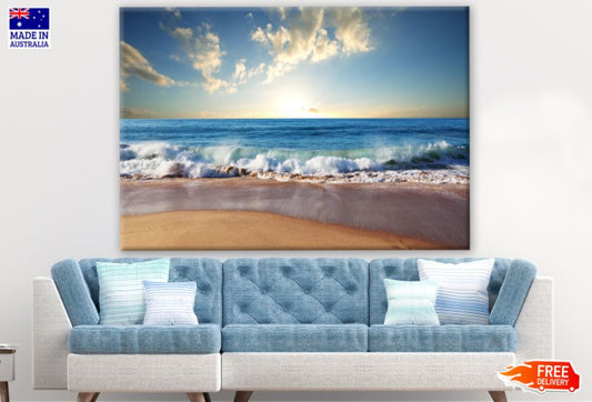 Sunset Sea Scenery Photograph Print 100% Australian Made