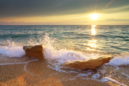 Sunset Sea Scenery Photograph Print 100% Australian Made