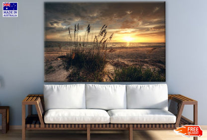 Sunset Sea Scenery Photograph Print 100% Australian Made