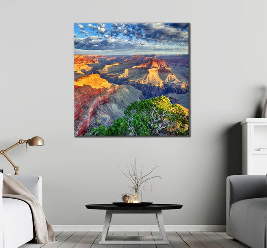 Square Canvas Landscape Scenery Photograph High Quality Print 100% Australian Made