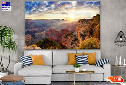 Mountain Sunset Scenery Photograph Print 100% Australian Made