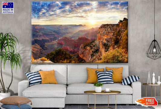 Mountain Sunset Scenery Photograph Print 100% Australian Made