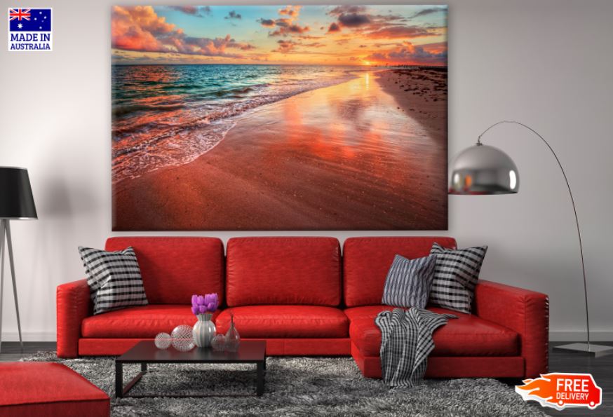 Sea Sunset Scenery Photograph Print 100% Australian Made