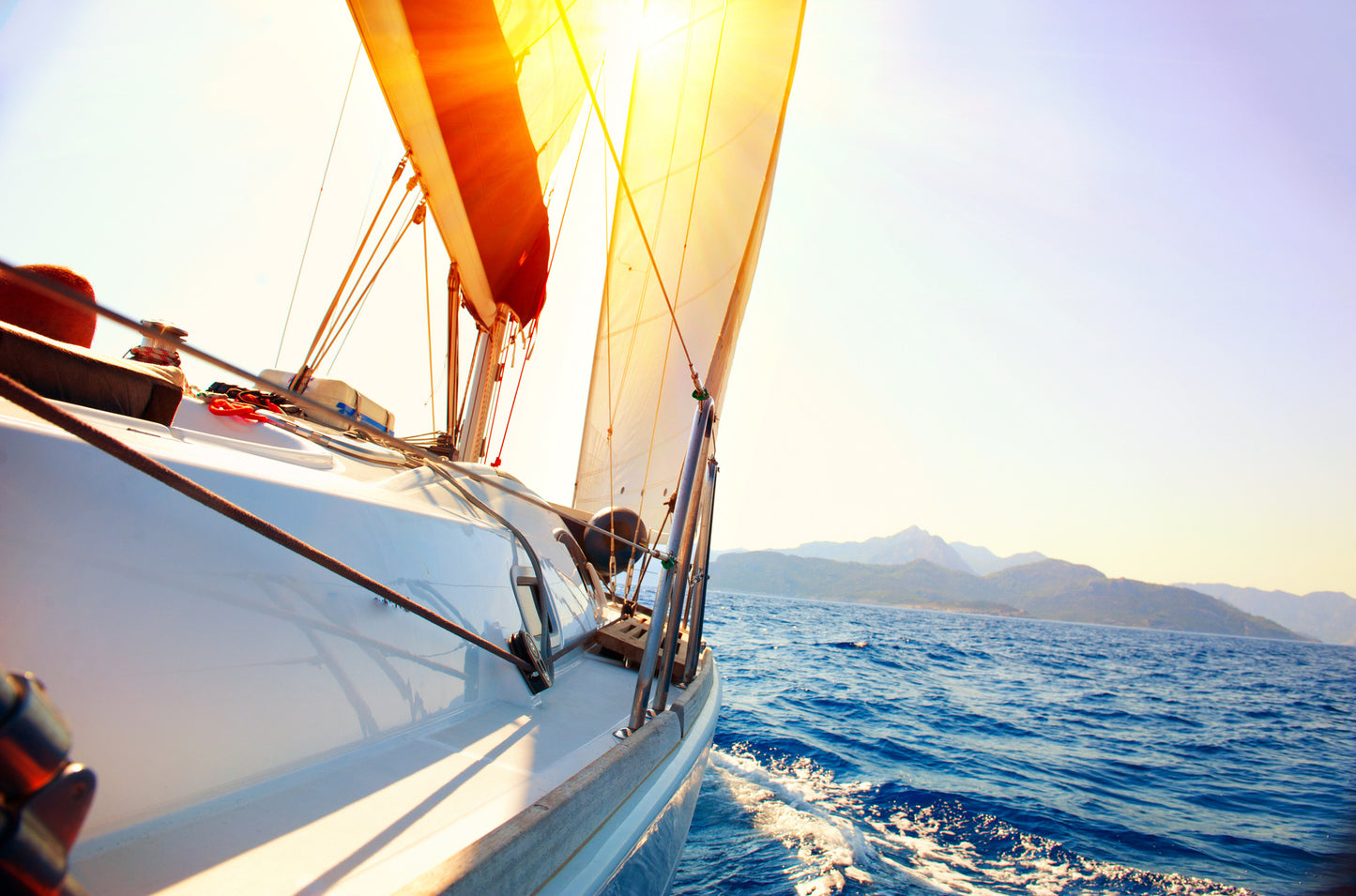 Boat & Sea Sunset Scenery Photograph Print 100% Australian Made