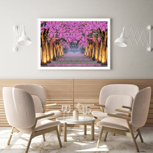 Blossom Trees Park Photograph Home Decor Premium Quality Poster Print Choose Your Sizes