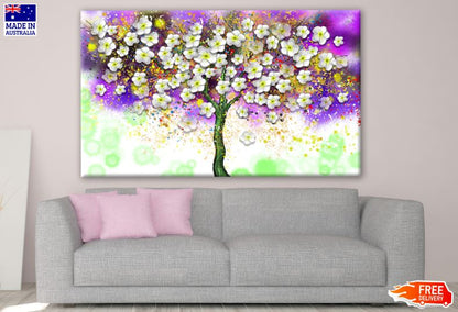 Flower Tree Abstract Design Print 100% Australian Made