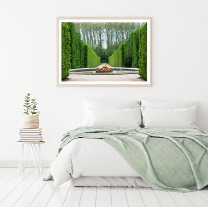 Road in Garden Photograph Home Decor Premium Quality Poster Print Choose Your Sizes