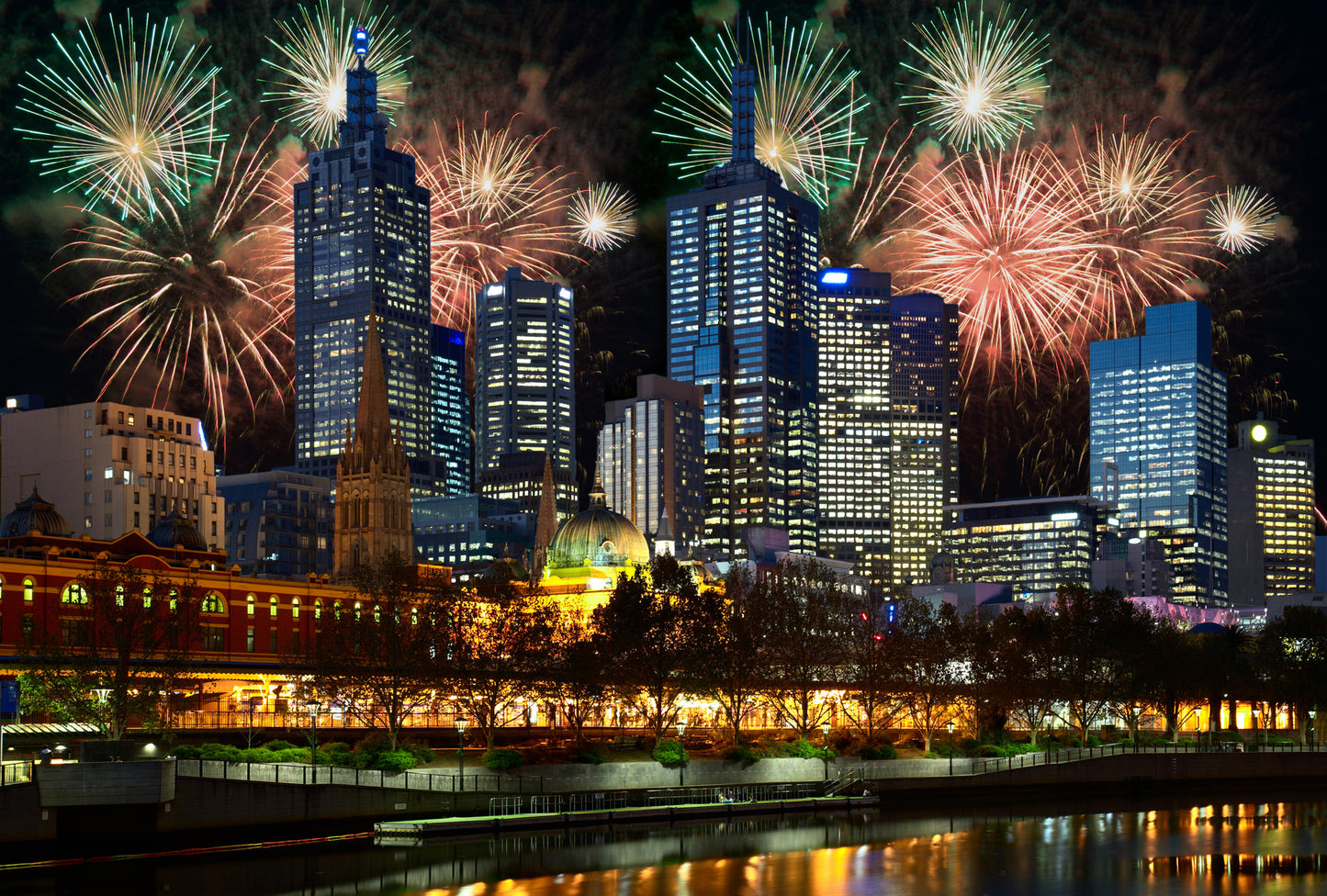 Night City Sky View Photograph Home Decor Premium Quality Poster Print Choose Your Sizes