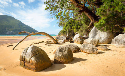 Sea with Rocks Scenery Photograph Home Decor Premium Quality Poster Print Choose Your Sizes