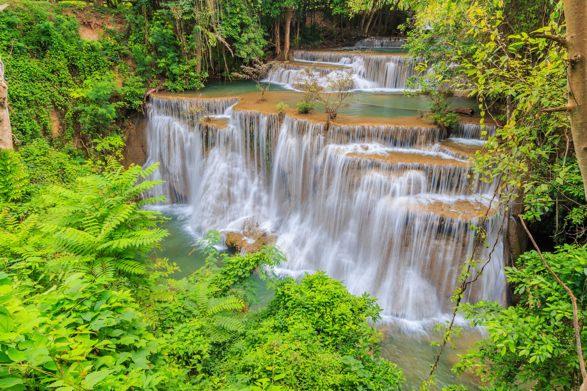 Waterfall Scenery Photograph Home Decor Premium Quality Poster Print Choose Your Sizes