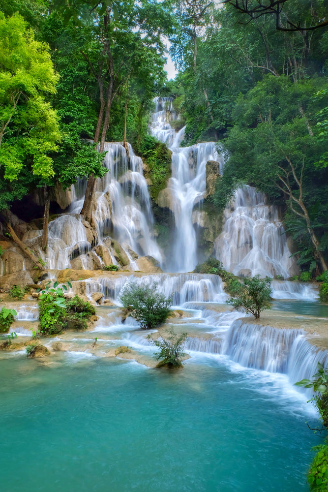 Waterfall Scenery Photograph Home Decor Premium Quality Poster Print Choose Your Sizes