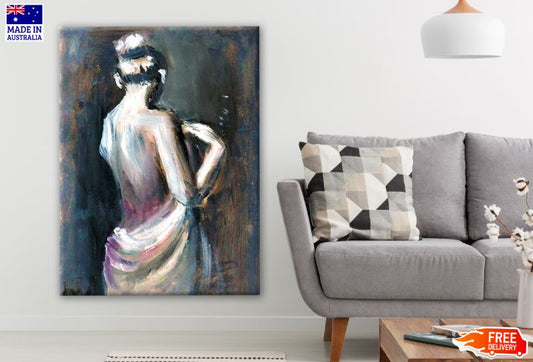 Lady Watercolor Painting Print 100% Australian Made