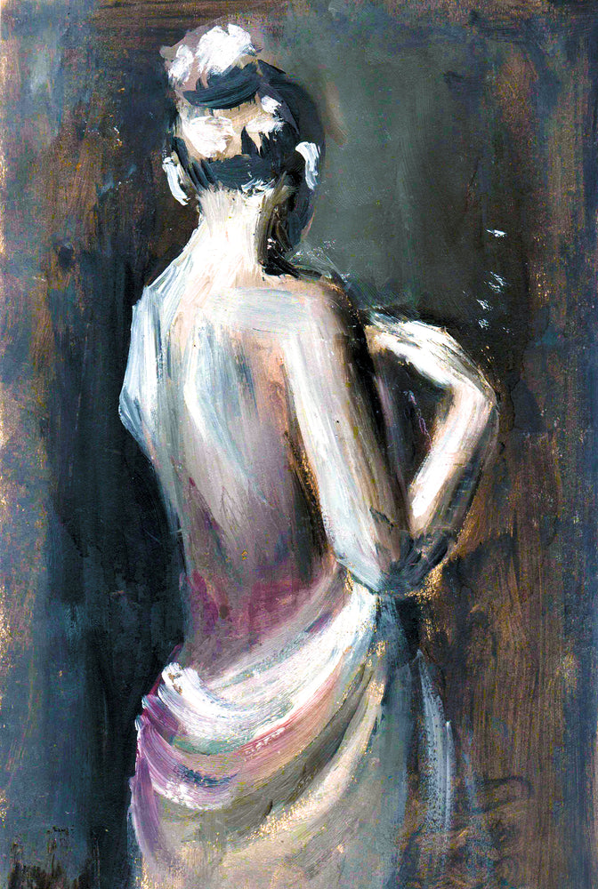 Lady Watercolor Painting Print 100% Australian Made