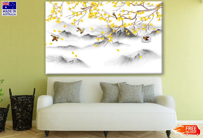Nature Landscape View Watercolor Painting Print 100% Australian Made